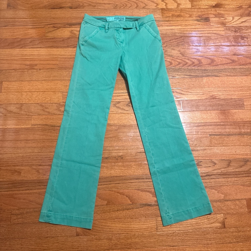 Guess Women's Flare Jeans in Vibrant Green
